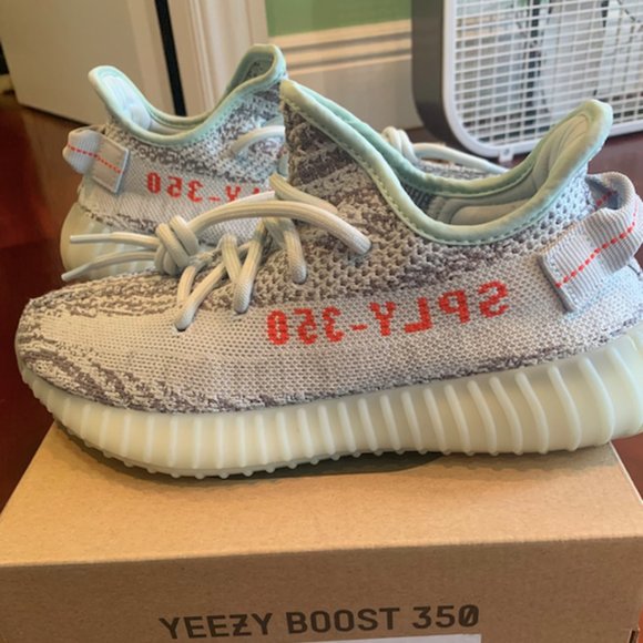 Yeezy Shoes - YEEZY - BLUE TINT MEN'S SIZE 5 (WOMEN'S 7)